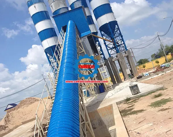 Băng tải cao su lòng máng